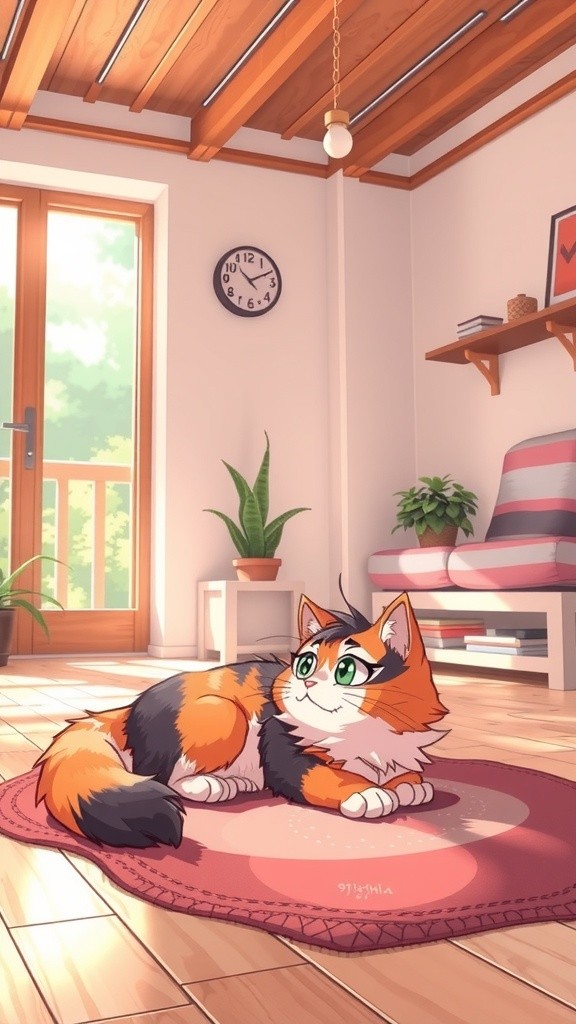 A Cat's Adventure in the House