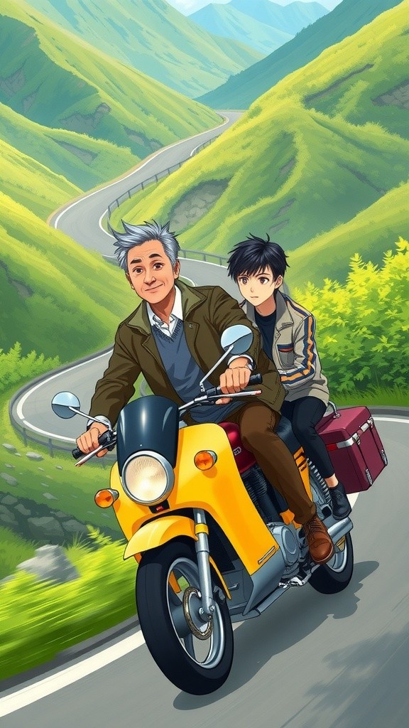 Touring Motor: Bapak dan Anak vs Google Maps