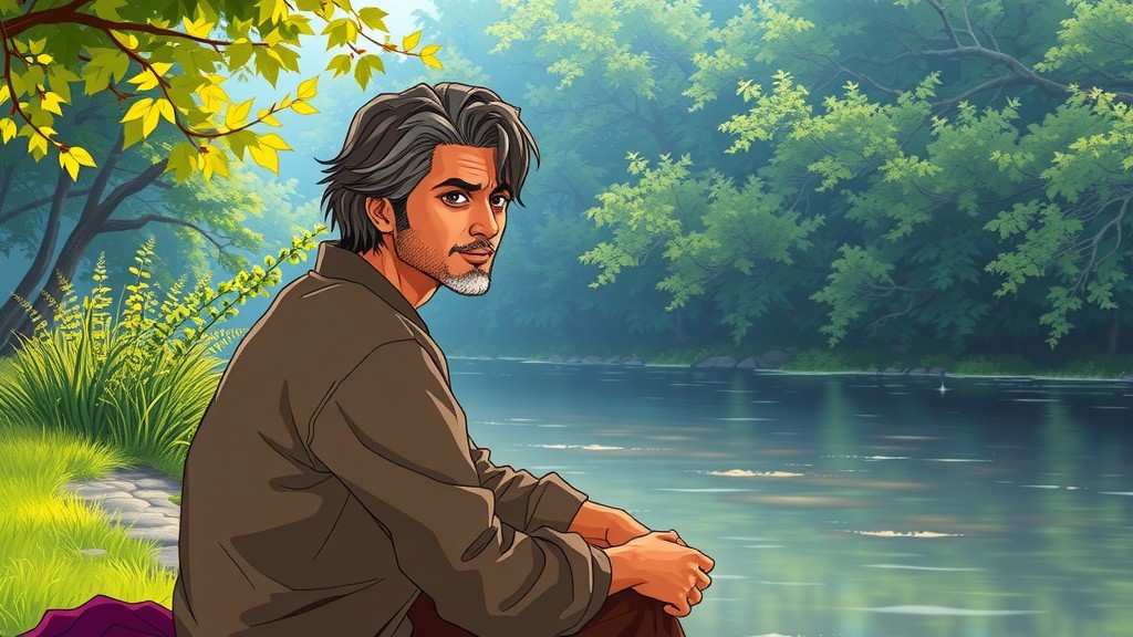 Ripples of Reflection by the River