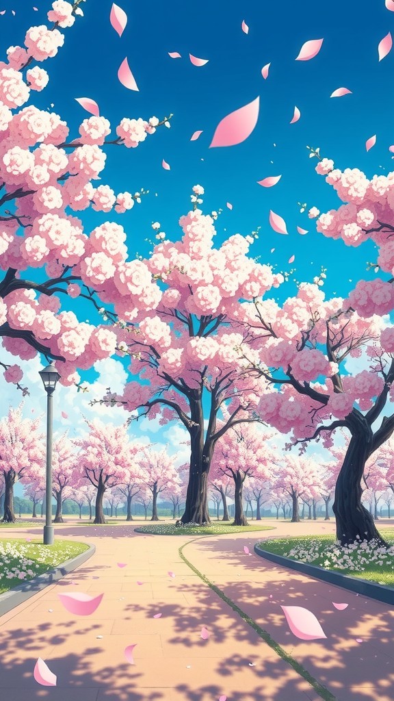 Whispers of Love Under Cherry Blossoms