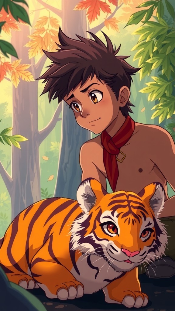 The Secret Bond: Arif and the Tiger