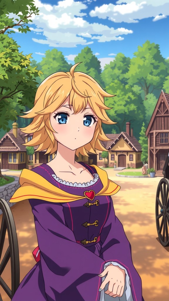 The Queen's Arrival at the Village