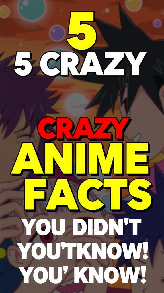 5 INSANE Anime Facts You Never Knew!
