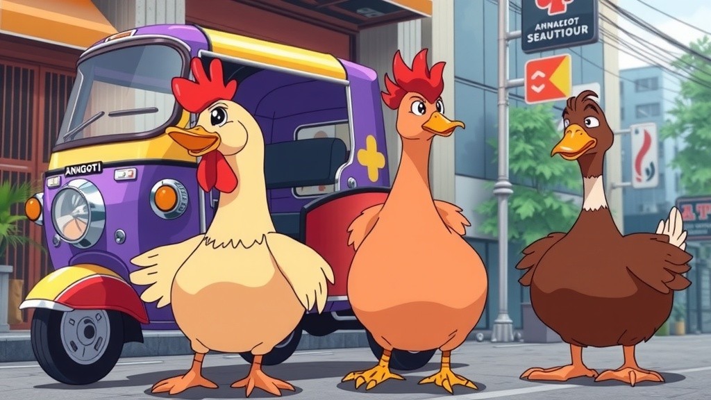 Ayam dan Bebek Naik Angkot