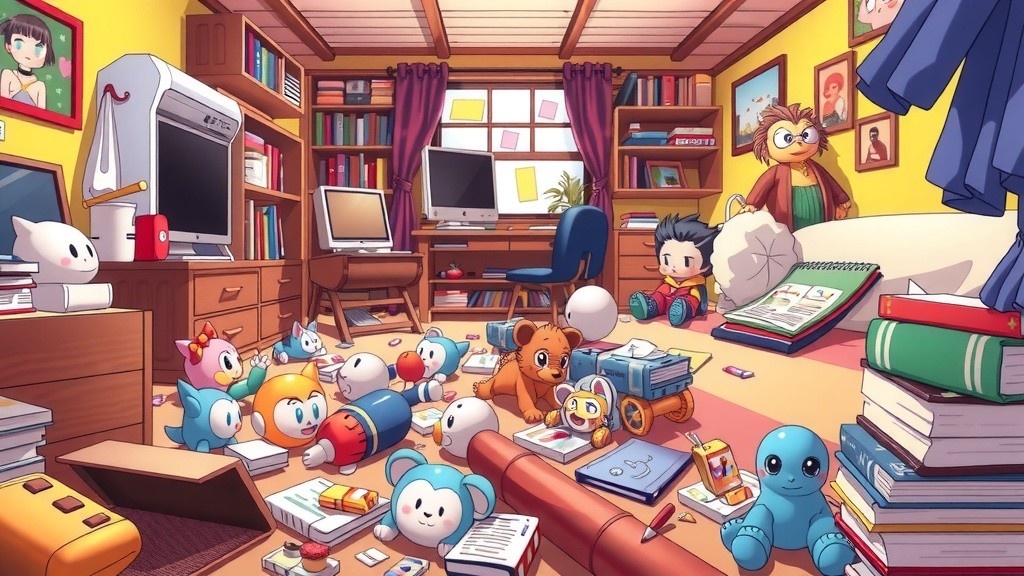 Doraemon aide Nobita avec ses devoirs