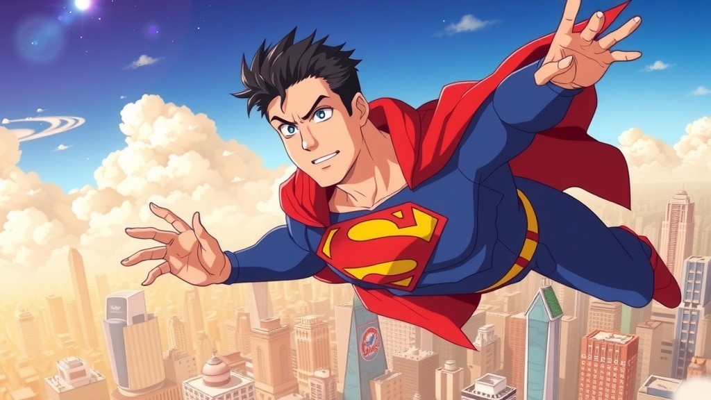 Superman Stops Train from Crashing in Tunnel