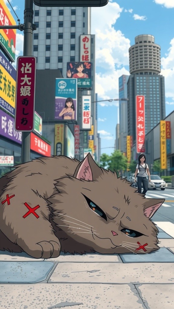 Gray Cat's Healing Journey: From Suffering to Friendship
