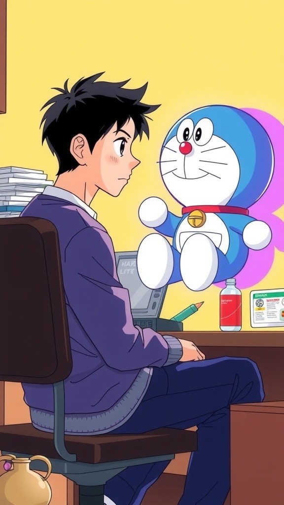 A Timeless Embrace: Nobita's Wish