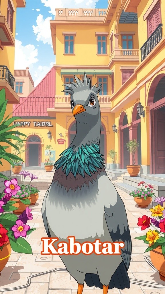 Kabotar's Close Call: Cat vs Pigeon!