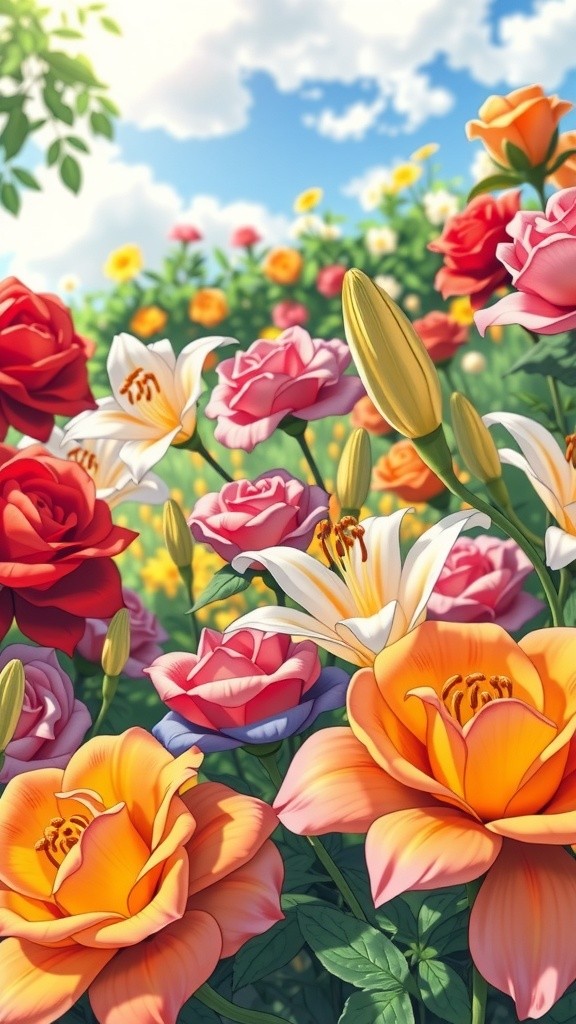 Blossoming Love: A Garden Tale in 59 Seconds