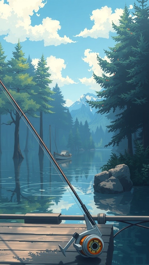 Mancing Ikan Besar di Hutan