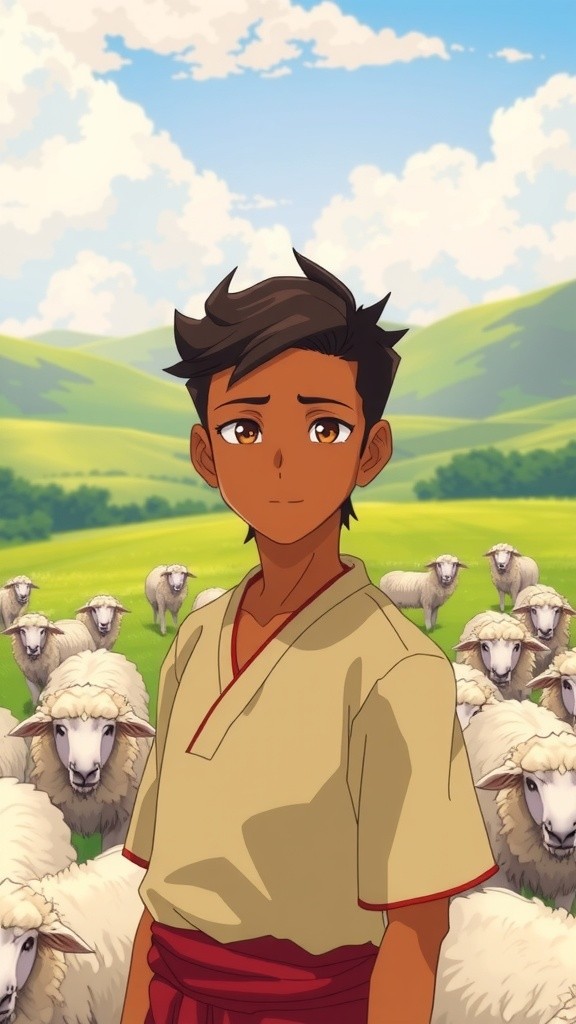 Faithful Guardian: Young David and His Flock