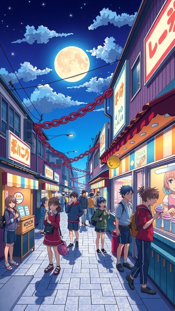 Moonlight Icecream Celebration: Sweet Delights Await!