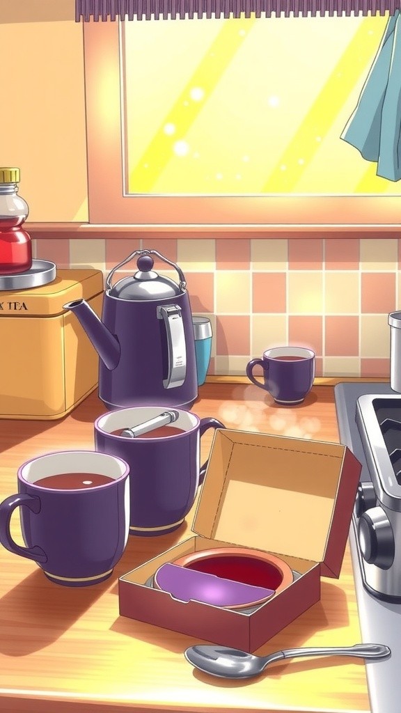 Girl Making Tea