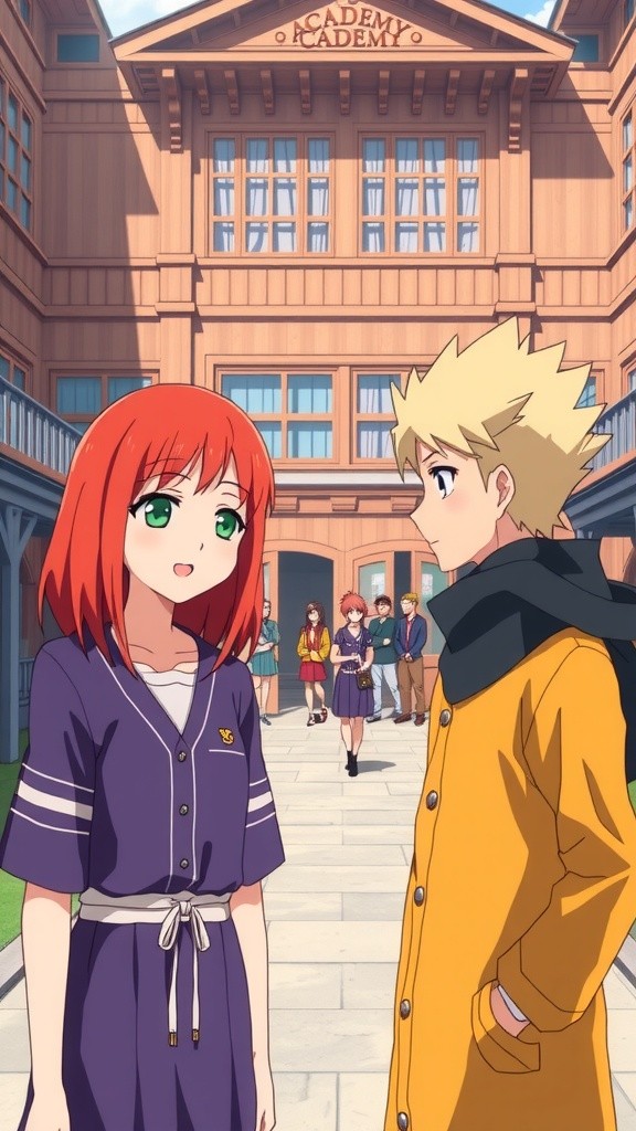Naruto's Academy Orientation and Team Assignments