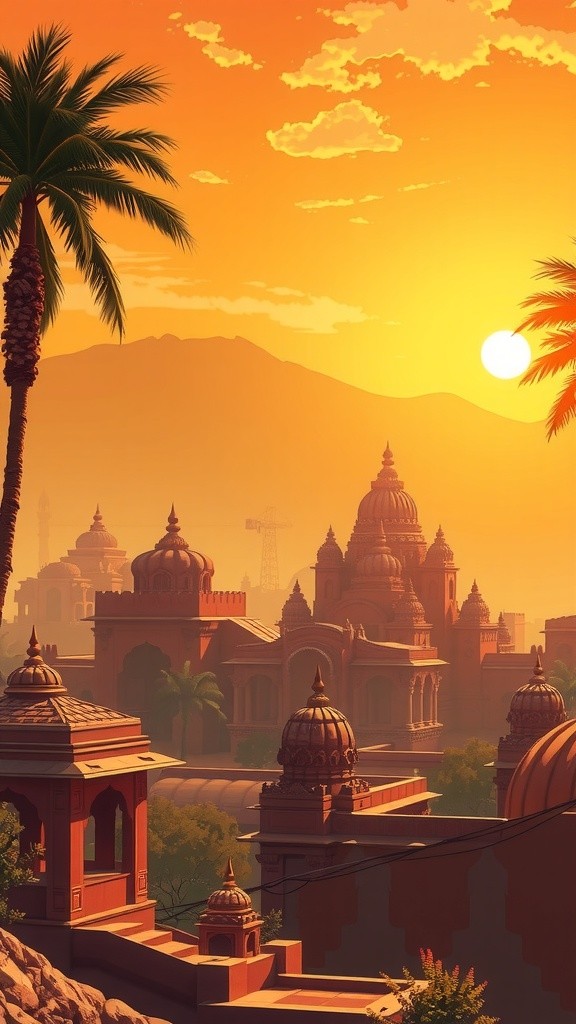 Eternal Divinity: Ram and Sita's Sacred Moment