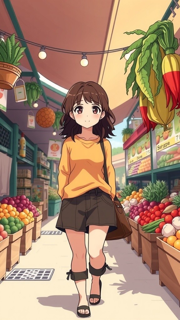 Maria's Market Trade: Bread for Potatoes and Carrots