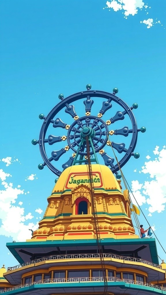 जगन्नाथ मंदिर का नीलचक्र: एक दिव्य रहस्य