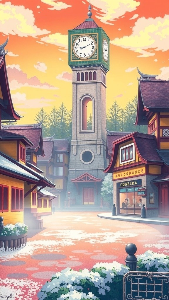Lina and the Frozen Village: A Time-Born's Quest