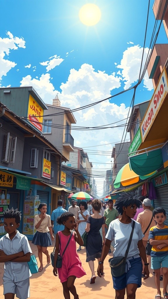 Maya in African Streets