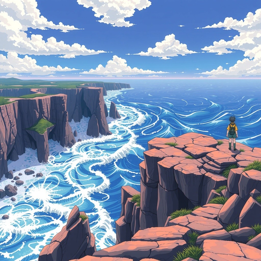 Eternal Moments on the Cliff