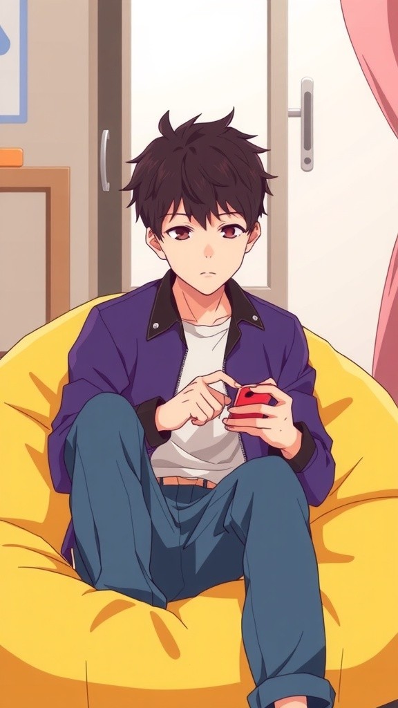 A Small Boy and His Mobile