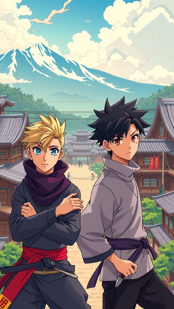 Epic Showdown: Naruto vs Sasuke