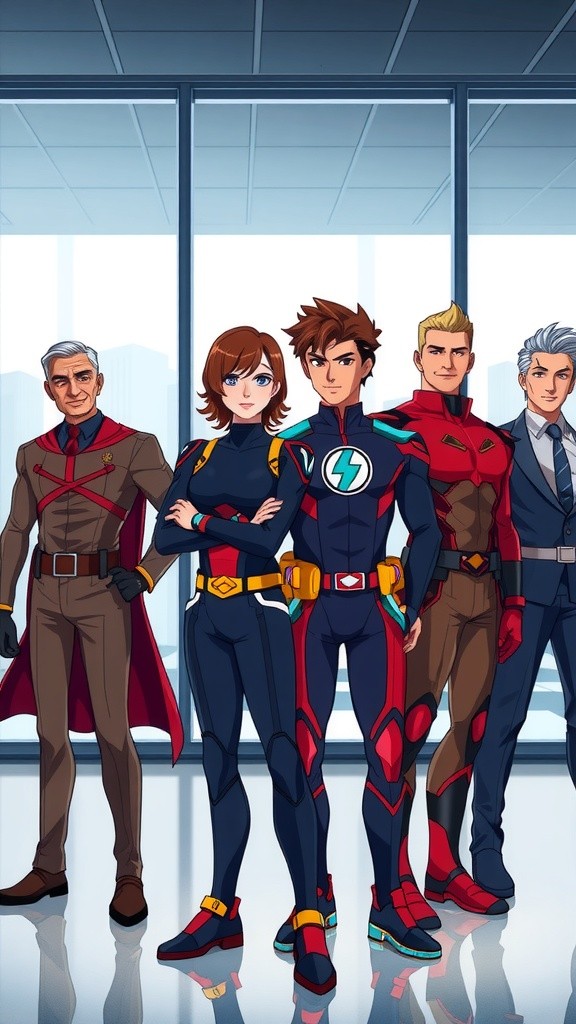 Guardians of Unity: Rise of the Superhero Team