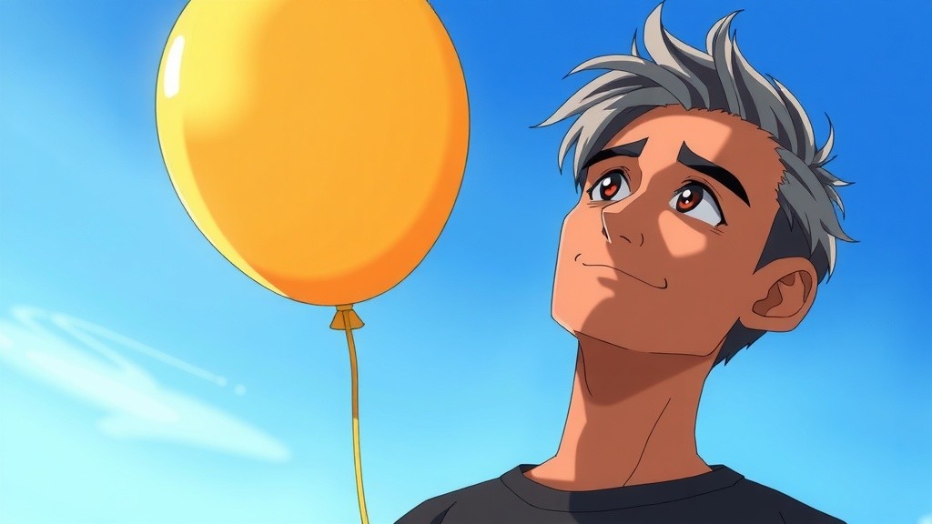 Un geste, un ballon, un sourire