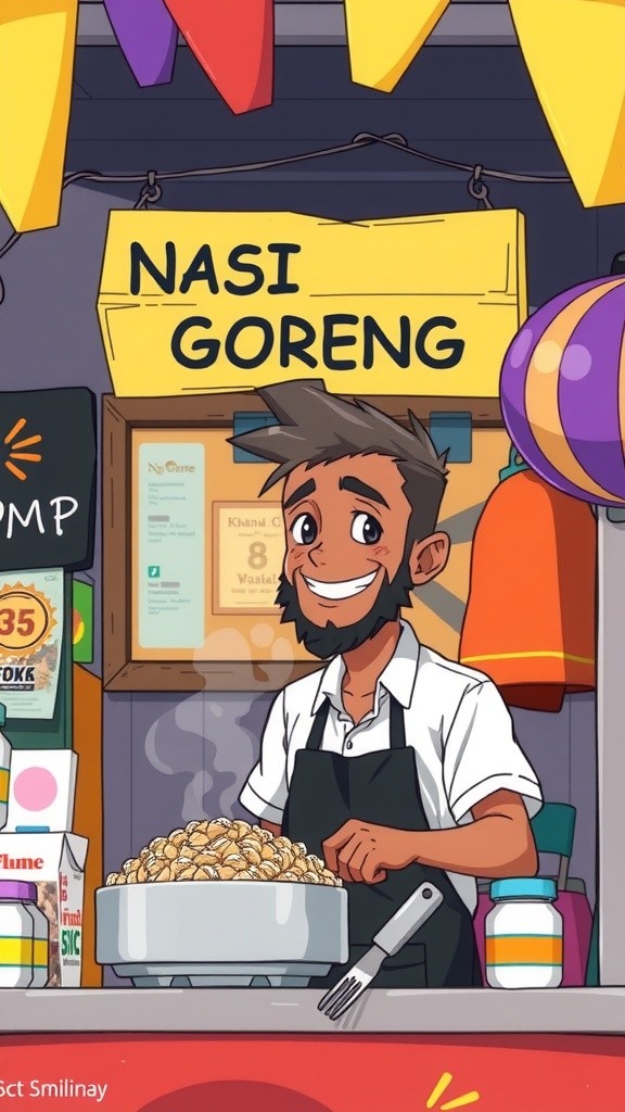 Nasi Goreng Rasa Es Krim Coklat!
