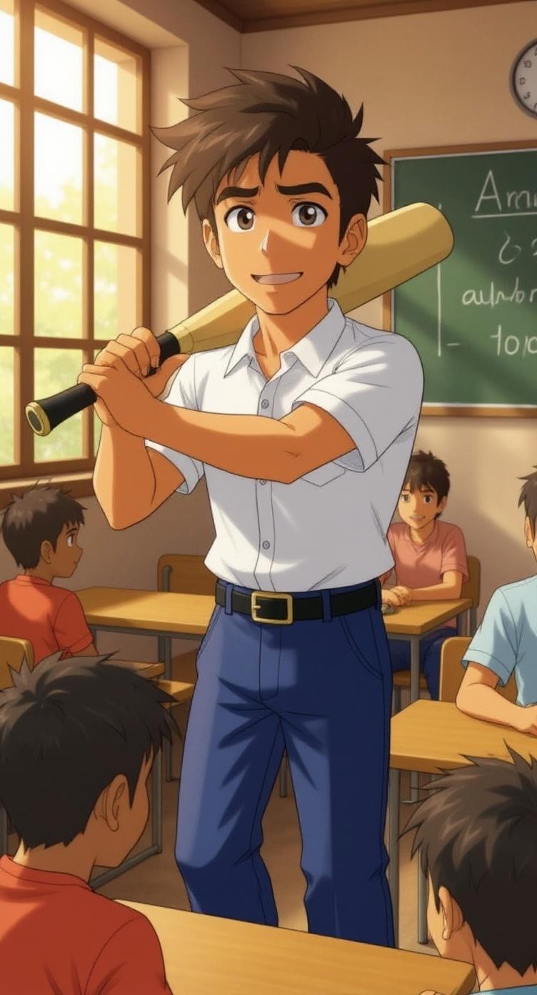 The Mischief Maker and the New Girl: An Awkward Encounter in Class 10