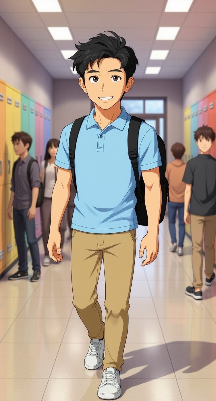 A Newcomer's First Day at School