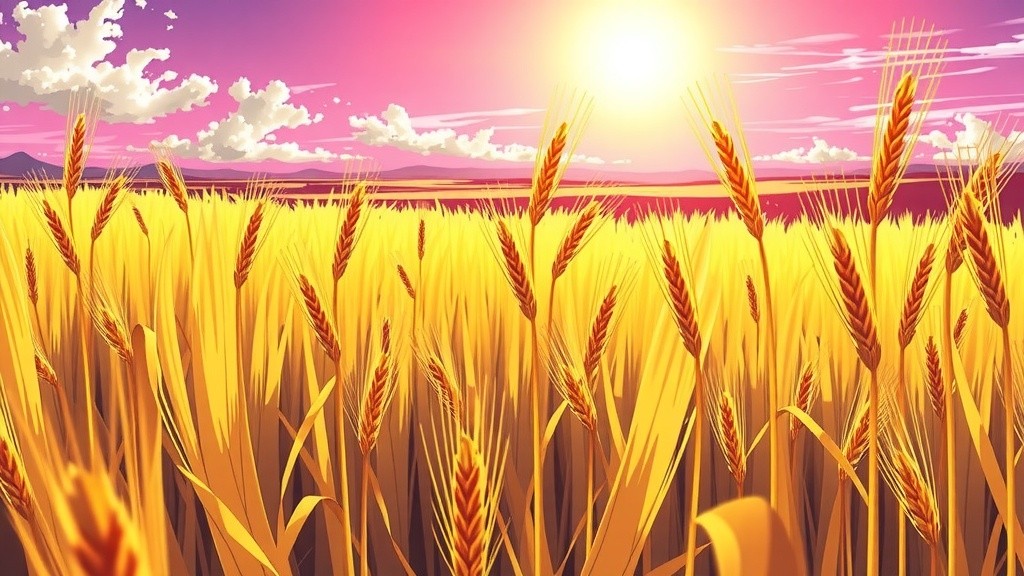 A Farmer Cutting Their Fields