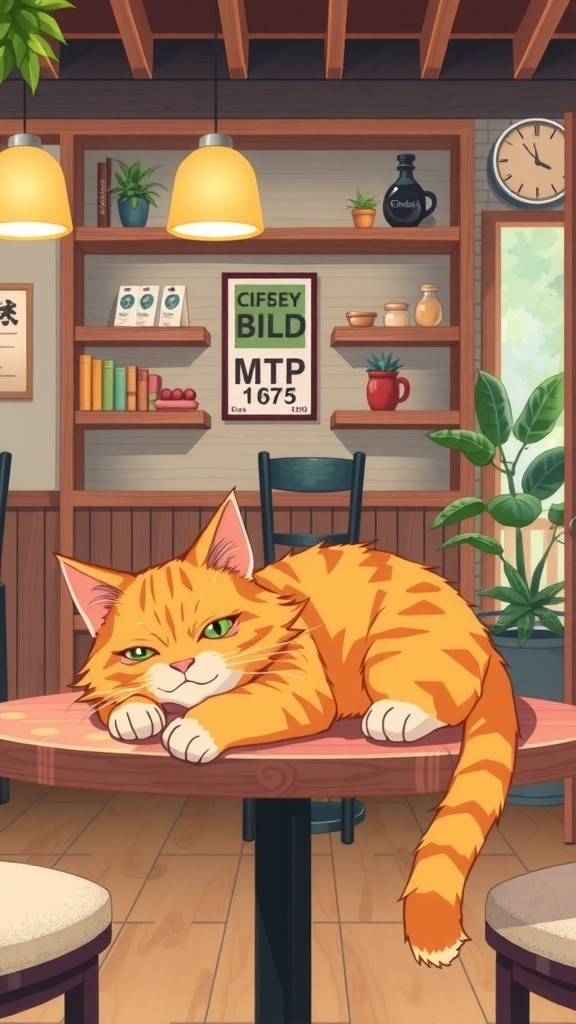Kucing Cerdas di Warung Kopi