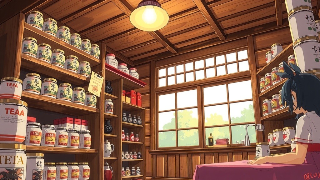 Overflowing Thoughts: A Tea Shop Reverie