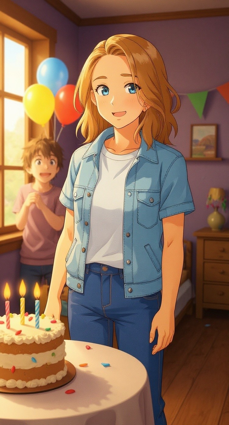 Nine Teeth at the Window: A Birthday Surprise