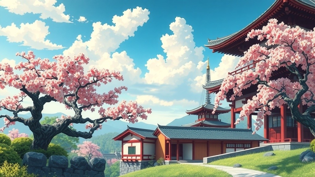 Drifting into the Past: A Tranquil Journey Through Ancient Japan