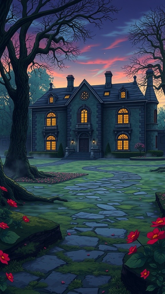 Echoes of Secrets in the Crumbling Manor