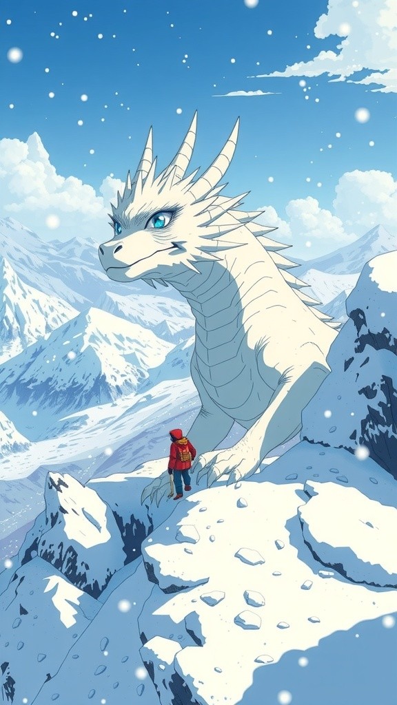 Epic Battle Against the Snow Dragon: Rise of the Flame Warrior