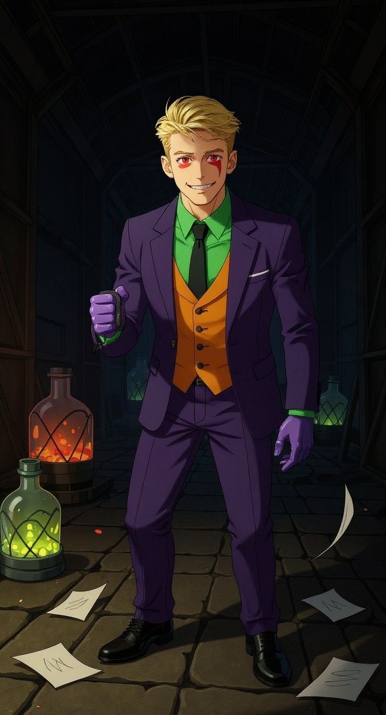Batman and Spider-Man vs. Joker and Green Goblin