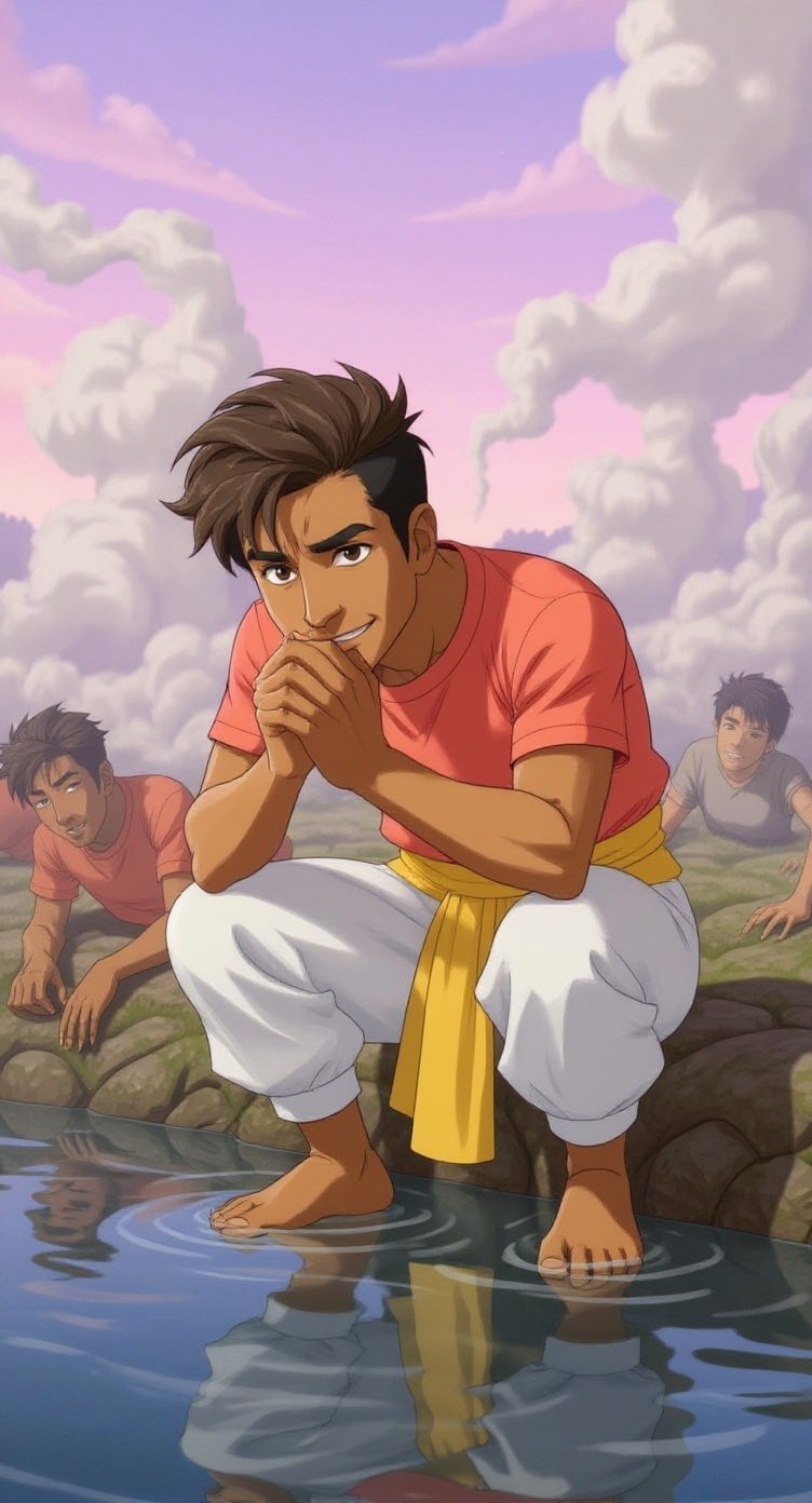 যমুনায় কৃষ্ণ ও কালীয় নাগের যুদ্ধ