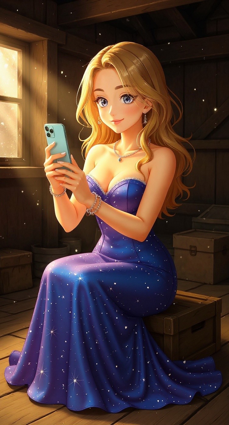 Cinderella's Digital Dream: A Fairy App Tale