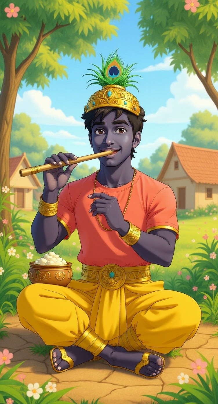 कृष्ण की मस्ती - माखन चुराने वाली कहानी