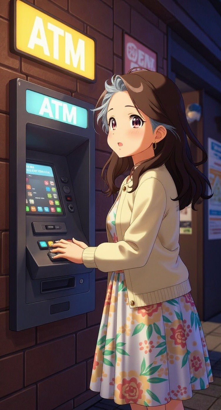 Nenek dan Cucu: Pertama Kali Menggunakan ATM