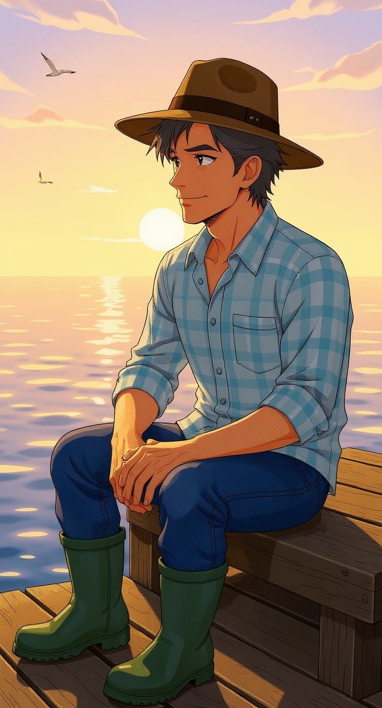 Tides of Reflection: Elias and the Sea