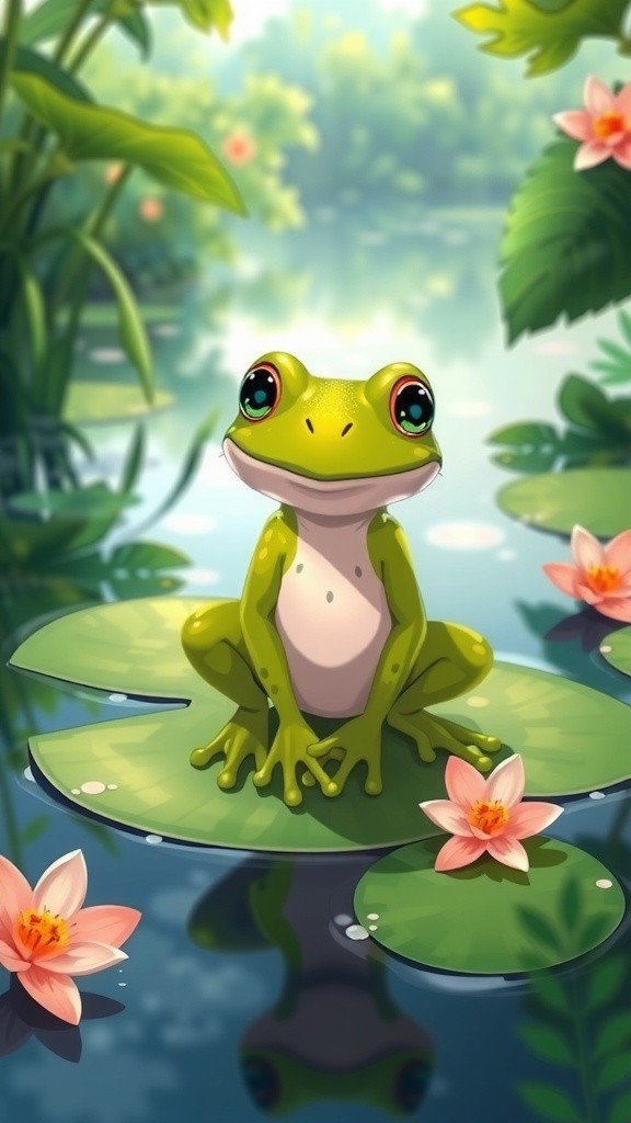 Léon la grenouille et le gâteau magique