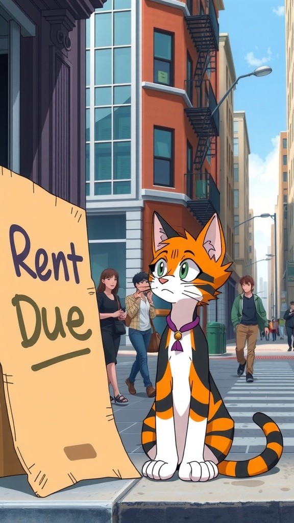 Cat's Struggle for Cash