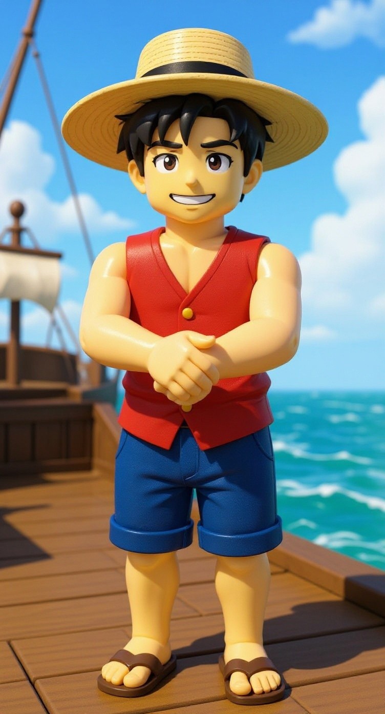 LEGO Pirates Set Sail: Luffy, Zoro, and Nami on the Thousand Sunny!