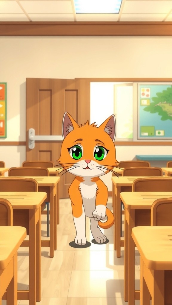 Kucing Masuk Kelas: Belajar 'Meow' Internasional!