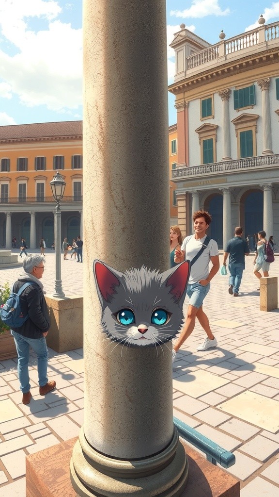 Gattino di cervello in fiamme